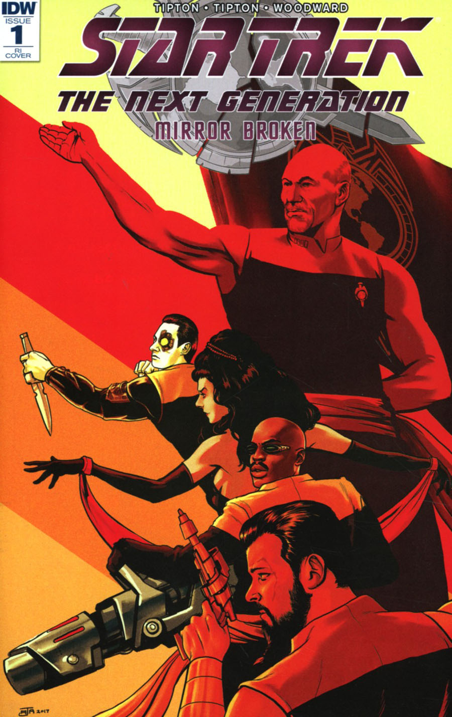 Star Trek The Next Generation Mirror Broken #1 Cover D Incentive Adam Rosenlund Variant Cover