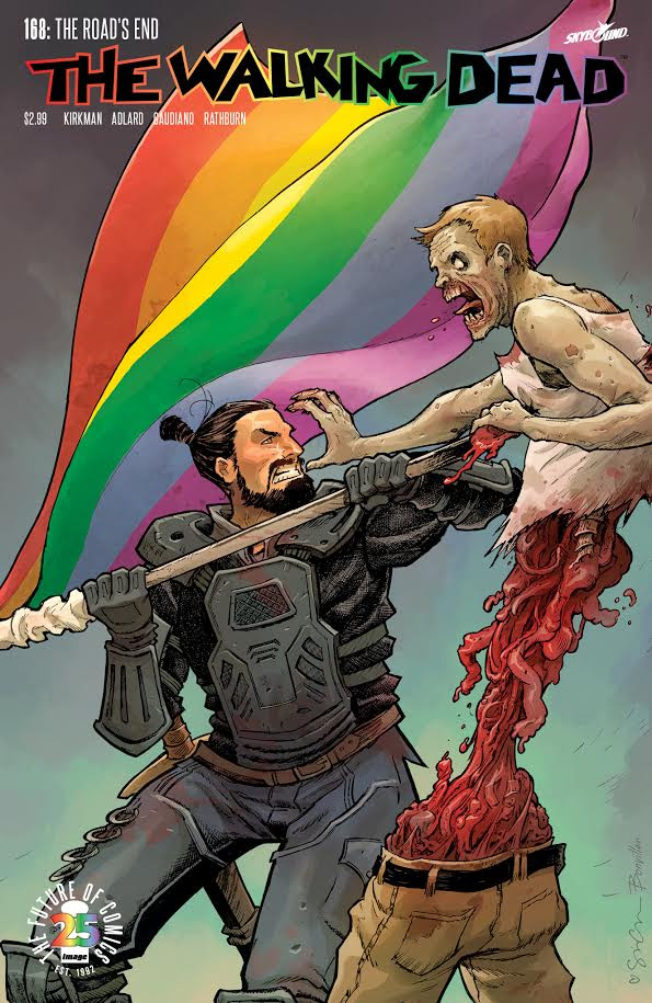 Walking Dead #168 Cover B Variant Sina Grace Pride Month Cover