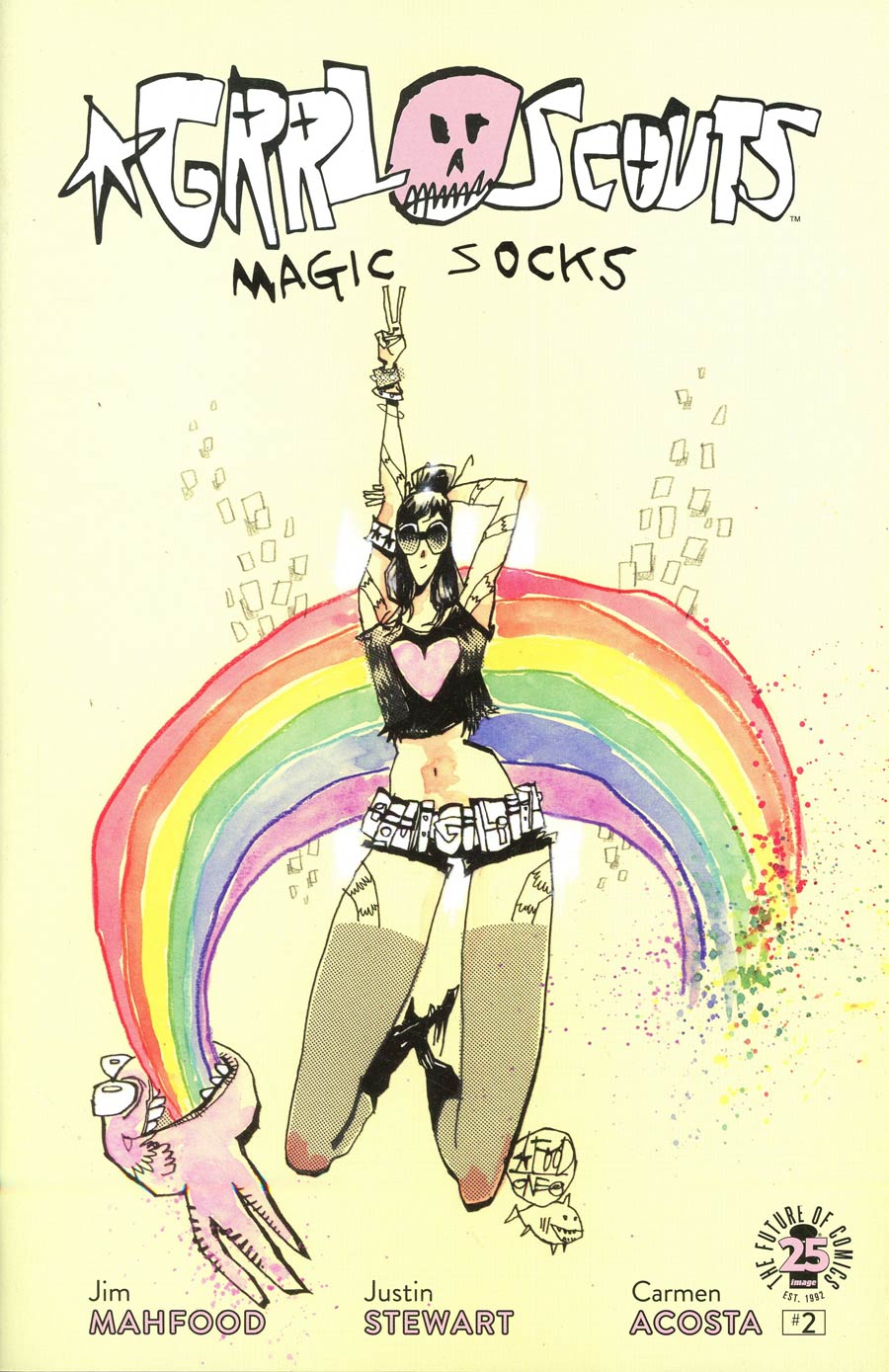 Grrl Scouts Magic Socks #2 Cover C Variant Jim Mahfood Pride Month Cover