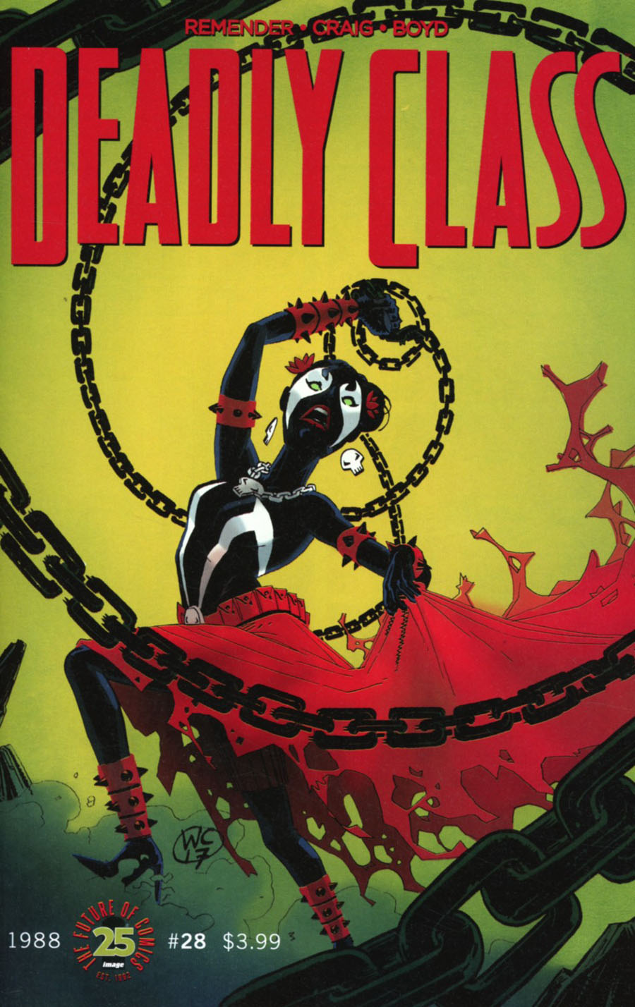 Deadly Class #28 Cover C Variant Wesley Craig Spawn Month Color Cover