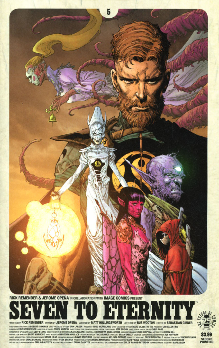 Seven To Eternity #5 Cover E 2nd Ptg Jerome Opena Variant Cover