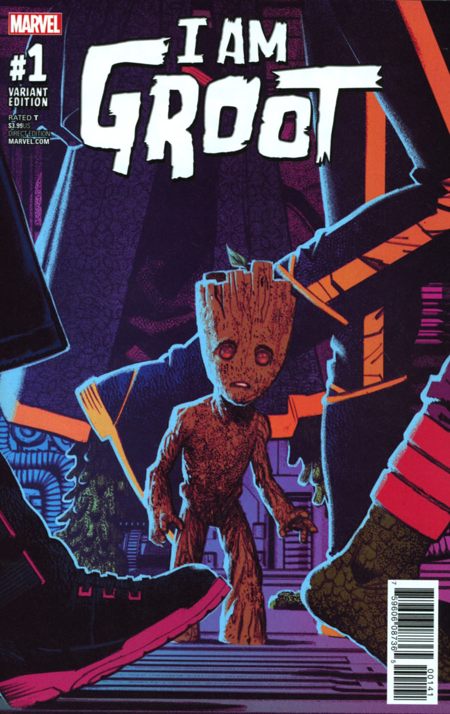 I Am Groot #1 Cover E Incentive Greg Smallwood Variant Cover