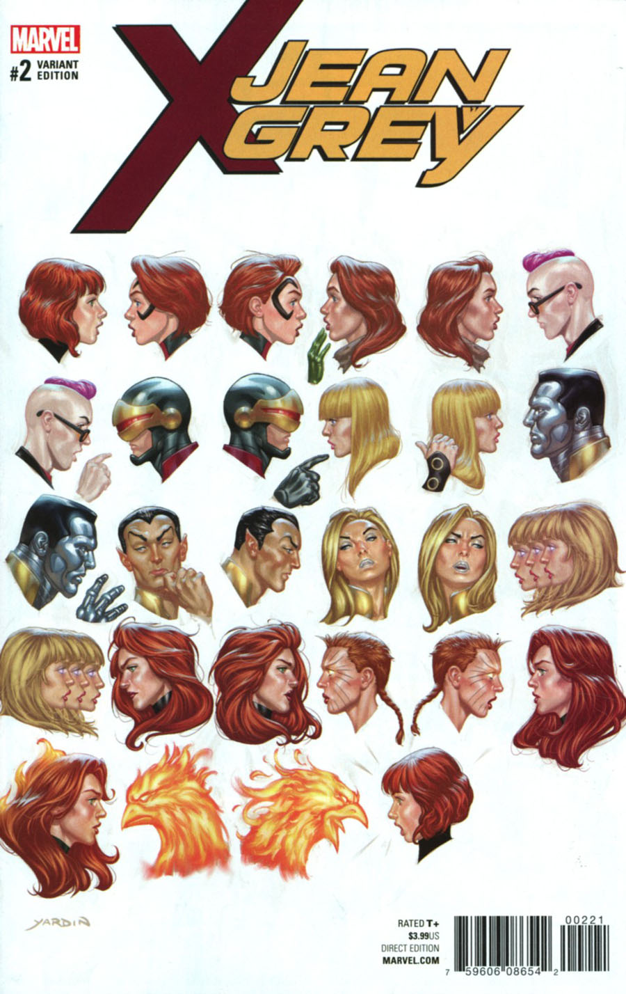 Jean Grey #2 Cover B Incentive David Yardin Variant Cover (Resurrxion Tie-In)