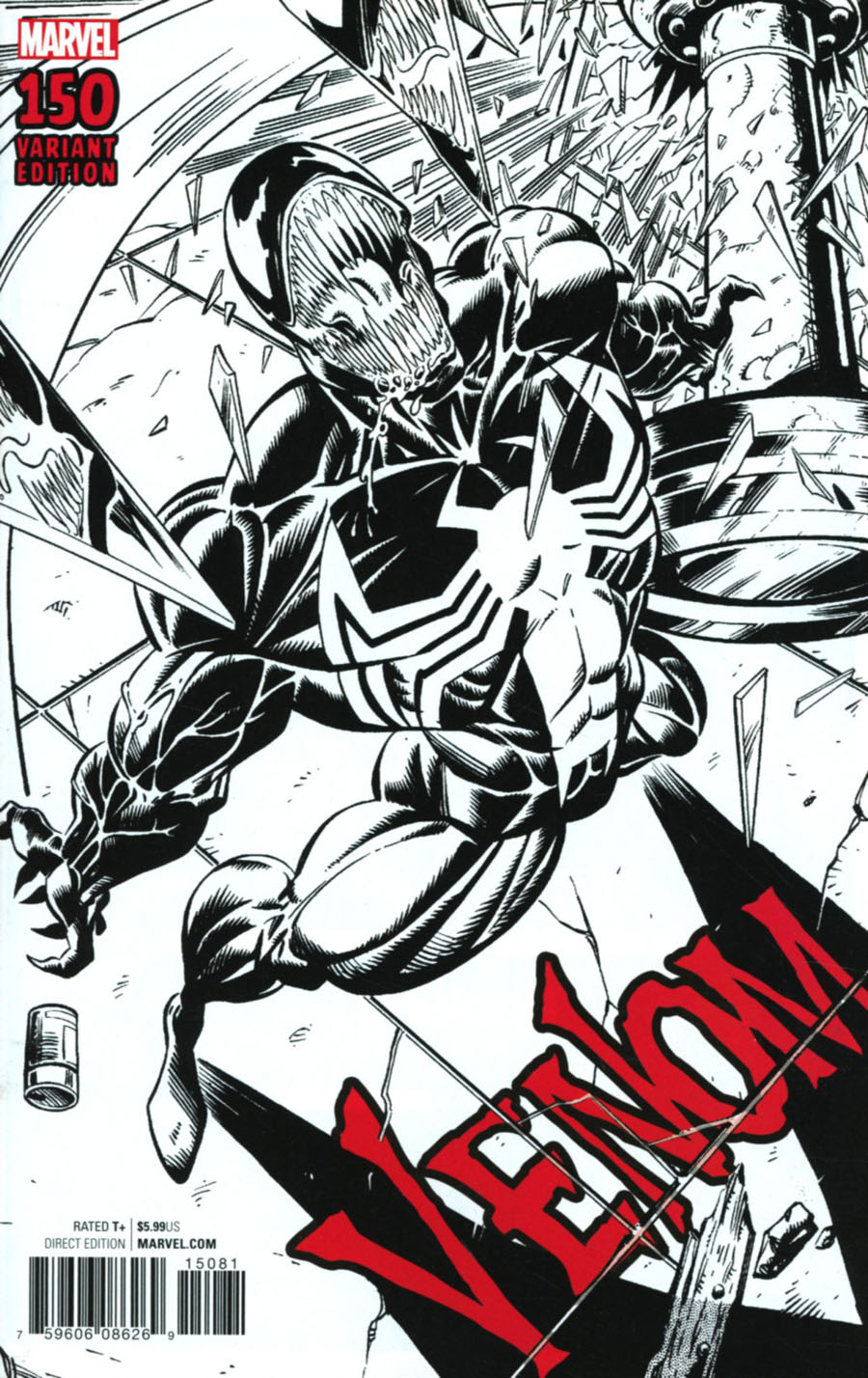 Venom Vol 3 #150 Cover H Incentive Mark Bagley Remastered Sketch Variant Cover