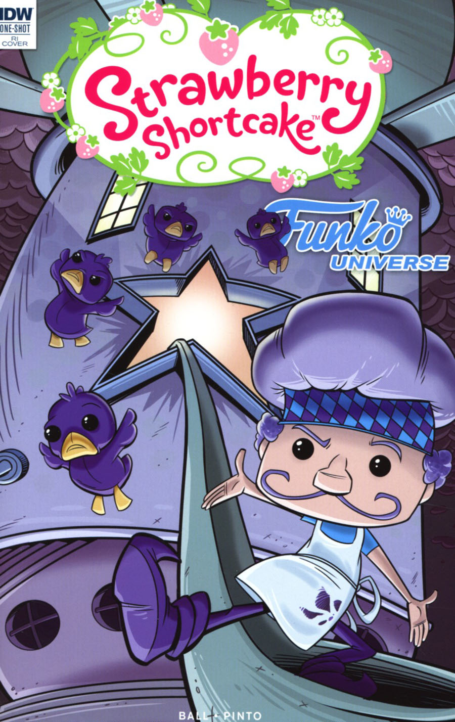 Strawberry Shortcake Funko Universe Cover C Incentive Scott Ball Variant Cover