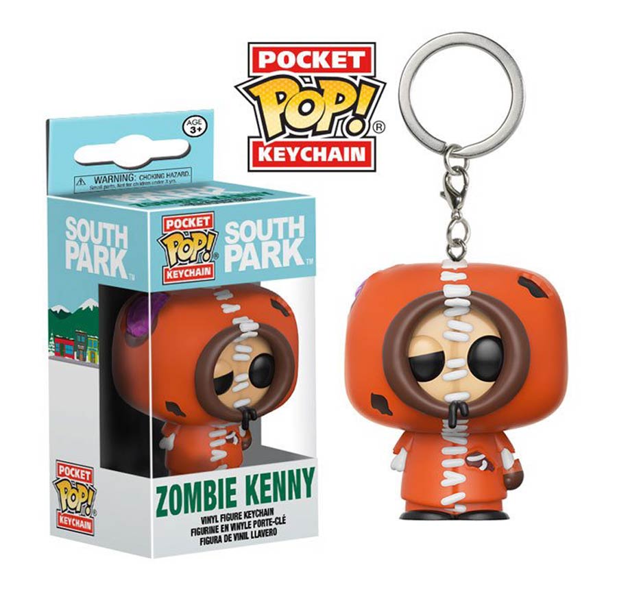 POP South Park Zombie Kenny Vinyl Figure Pocket Keychain