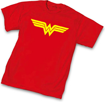 Wonder Woman II Symbol Red T-Shirt Large