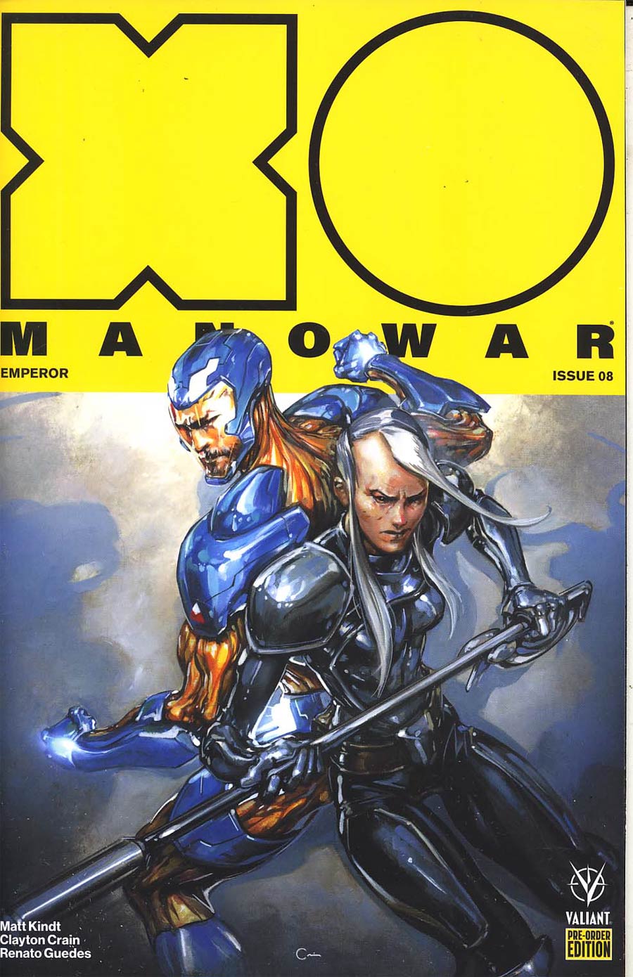 X-O Manowar Vol 4 #8 Cover C Variant Doug Braithwaite Cover