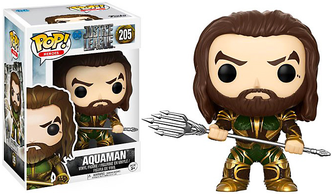 POP Heroes 205 DC Justice League Movie Aquaman Vinyl Figure