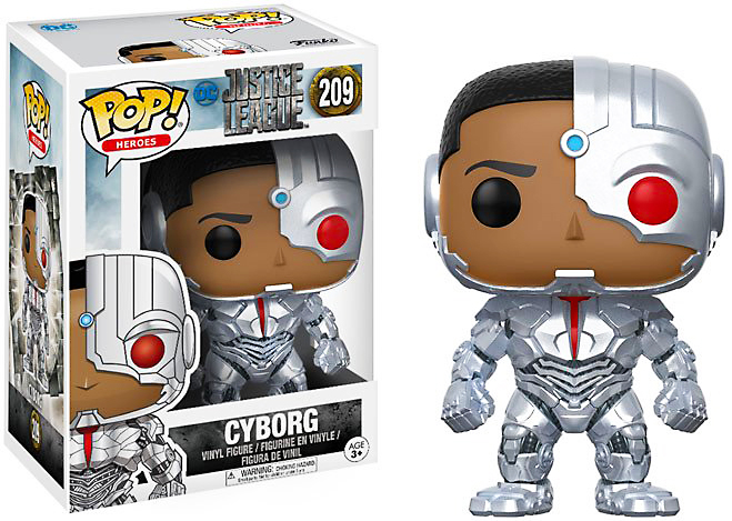 POP Heroes 209 DC Justice League Movie Cyborg Vinyl Figure