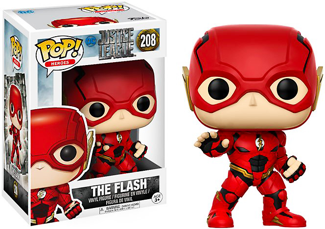 POP Heroes 208 DC Justice League Movie The Flash Vinyl Figure