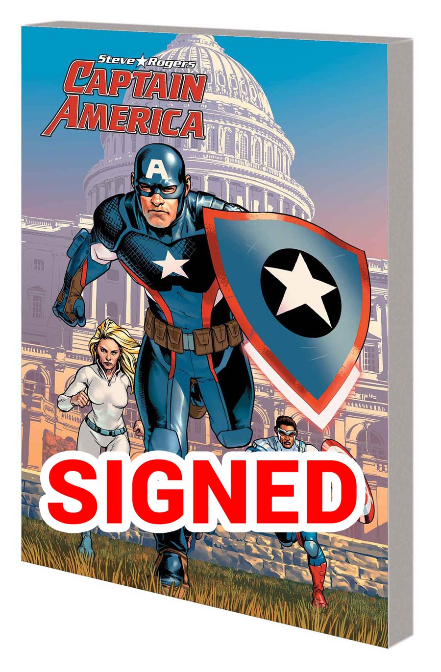 Captain America Steve Rogers Vol 1 Hail Hydra TP Signed By Nick Spencer (Limit 1 Per Customer)