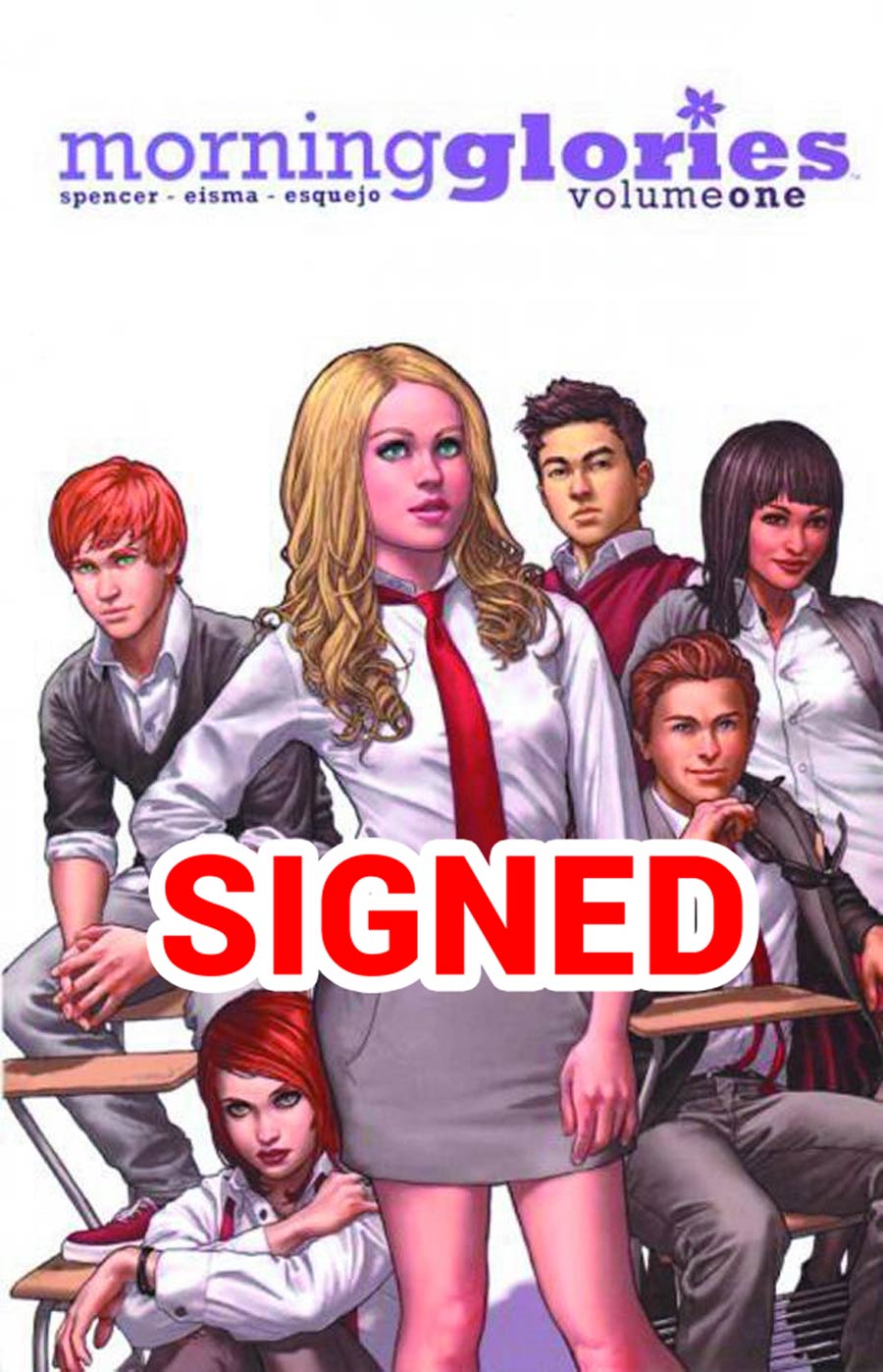 Morning Glories Vol 1 For A Better Future TP Signed By Nick Spencer (Limit 1 Per Customer)