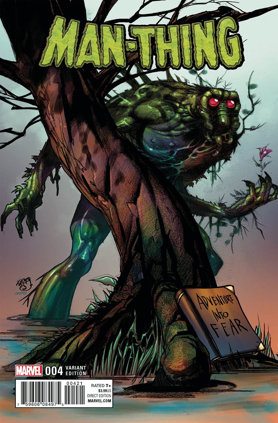 Man-Thing Vol 5 #4 Cover B Incentive Pasqual Ferry Variant Cover