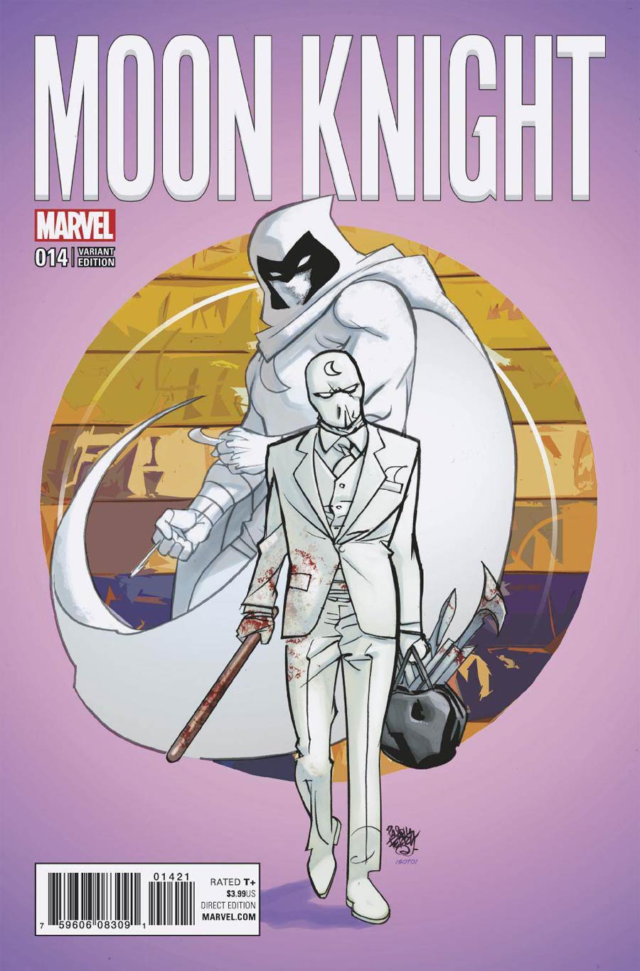 Moon Knight Vol 8 #14 Cover B Incentive Pasqual Ferry Variant Cover