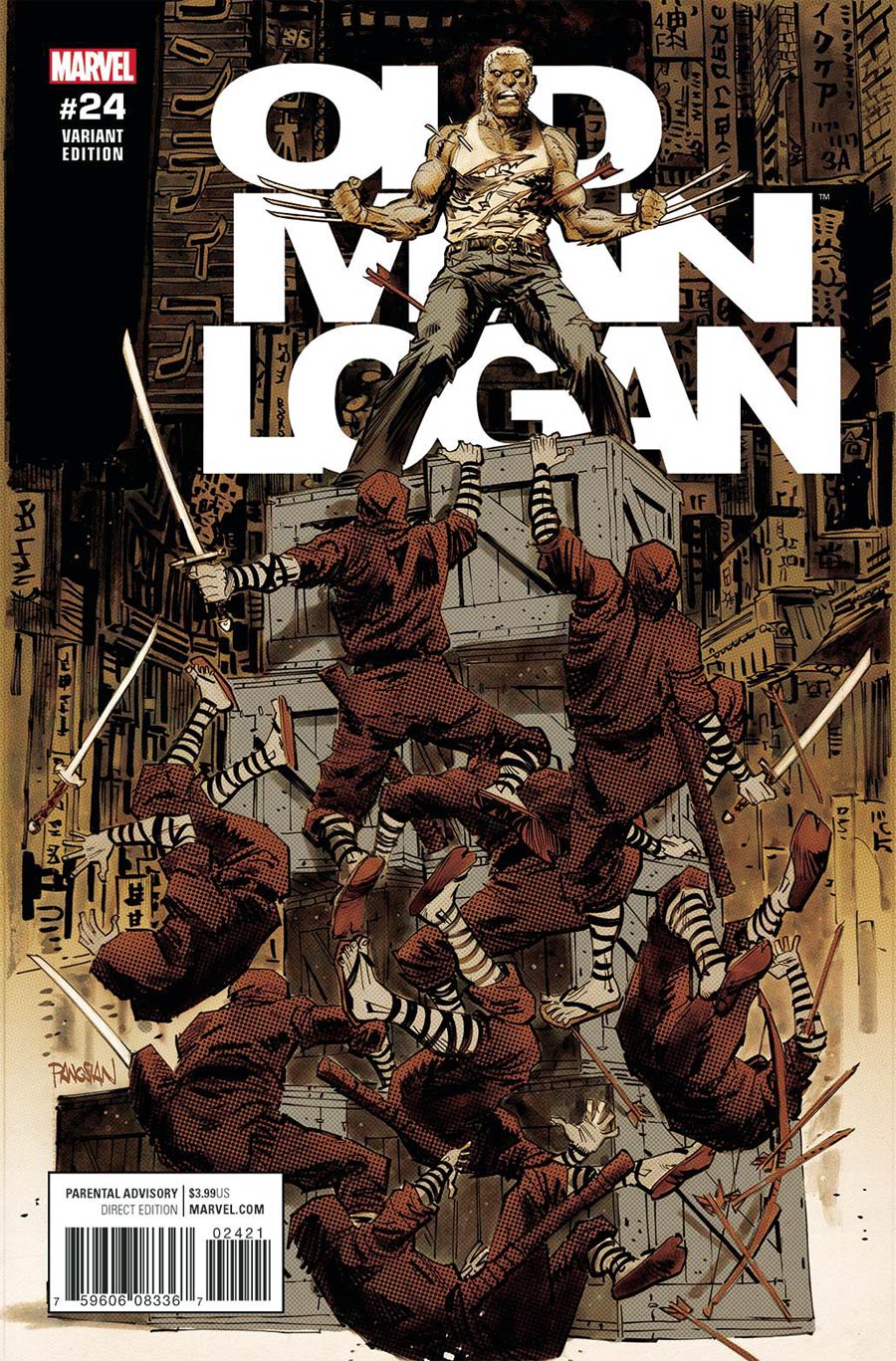 Old Man Logan Vol 2 #24 Cover C Incentive Dan Panosian Variant Cover