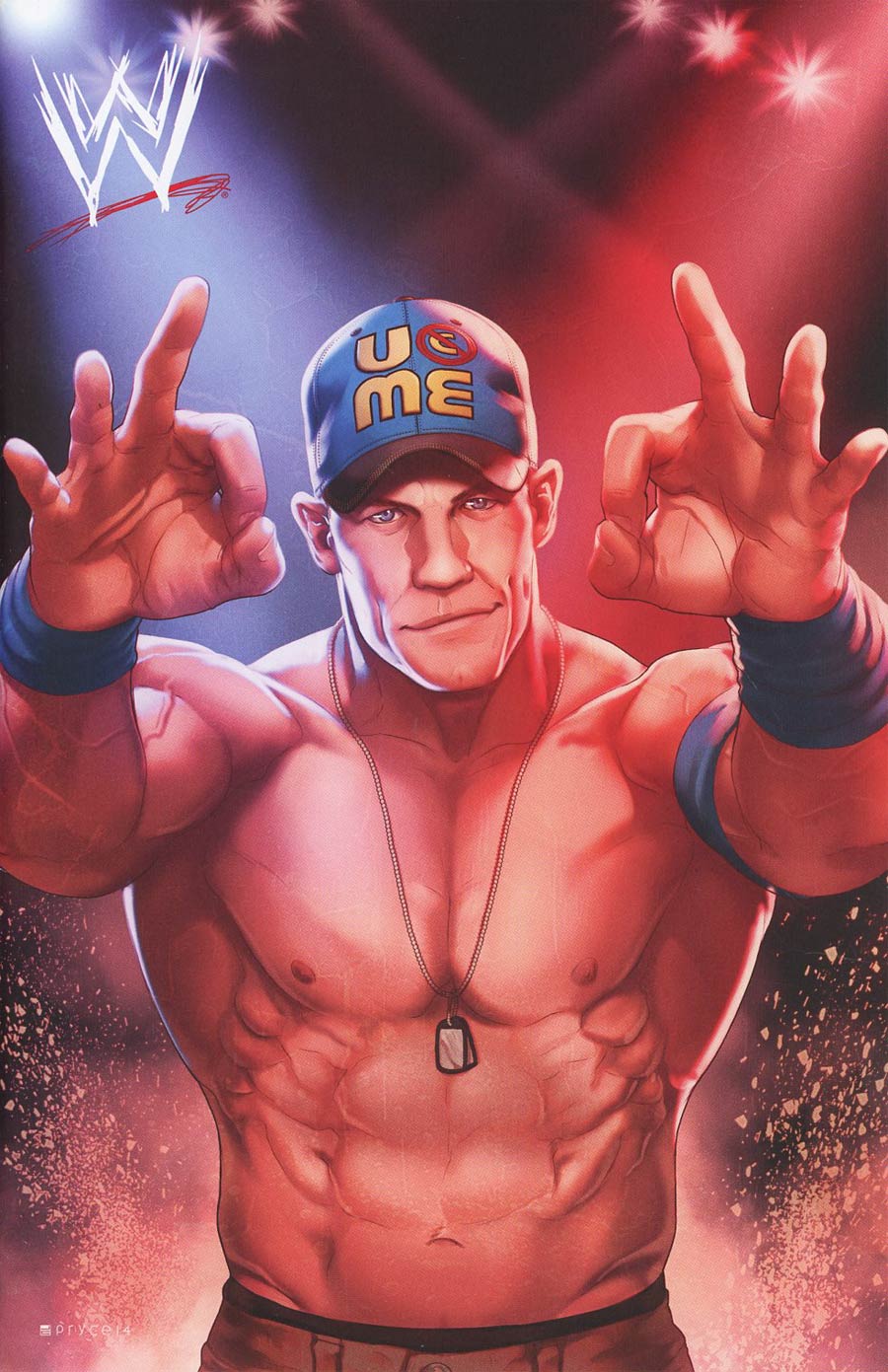 WWE #5 Cover D Incentive Jamal Campbell John Cena Virgin Variant Cover