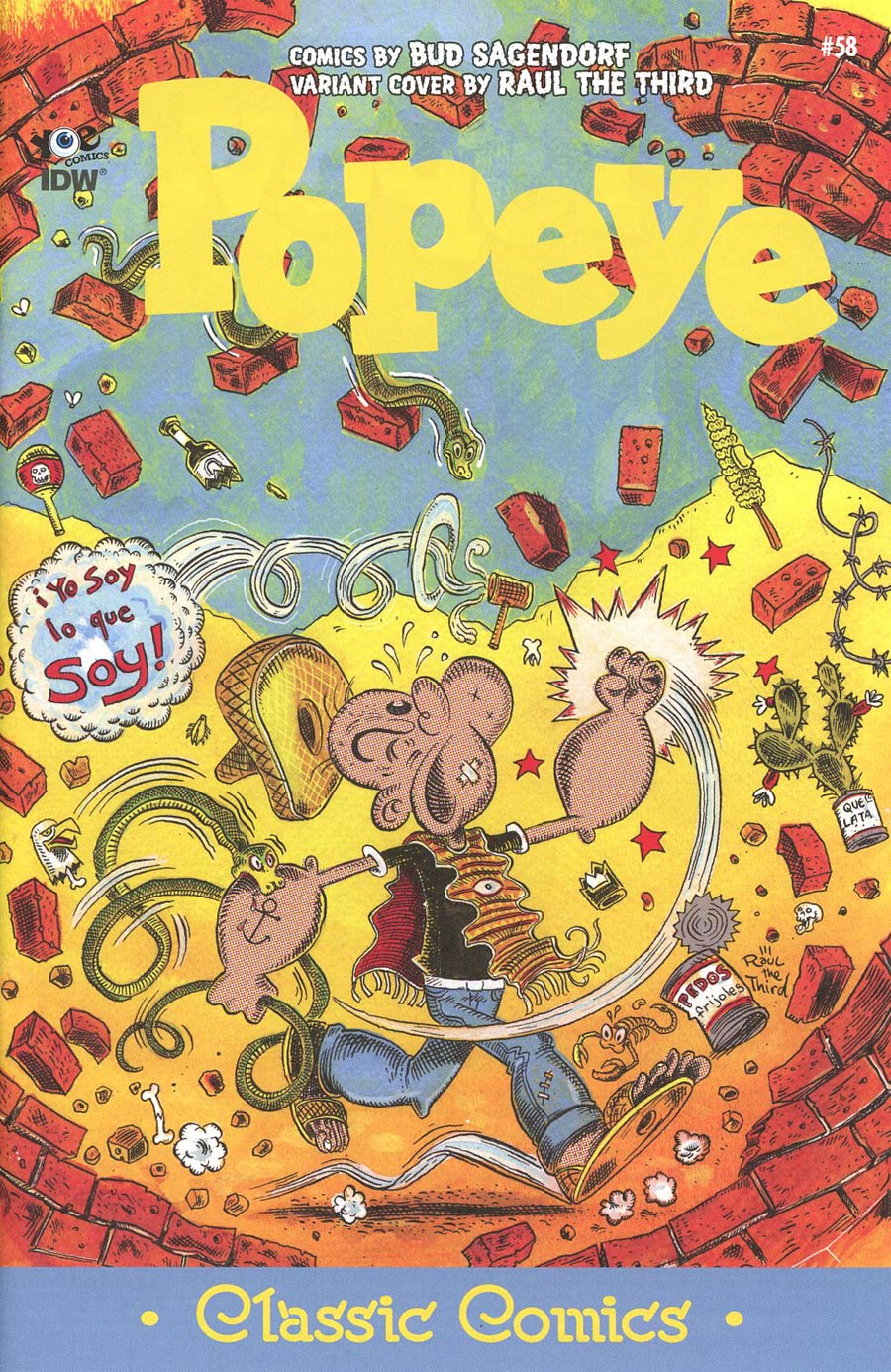 Classic Popeye #58 Cover B Incentive Raul Gonzalez III Variant Cover