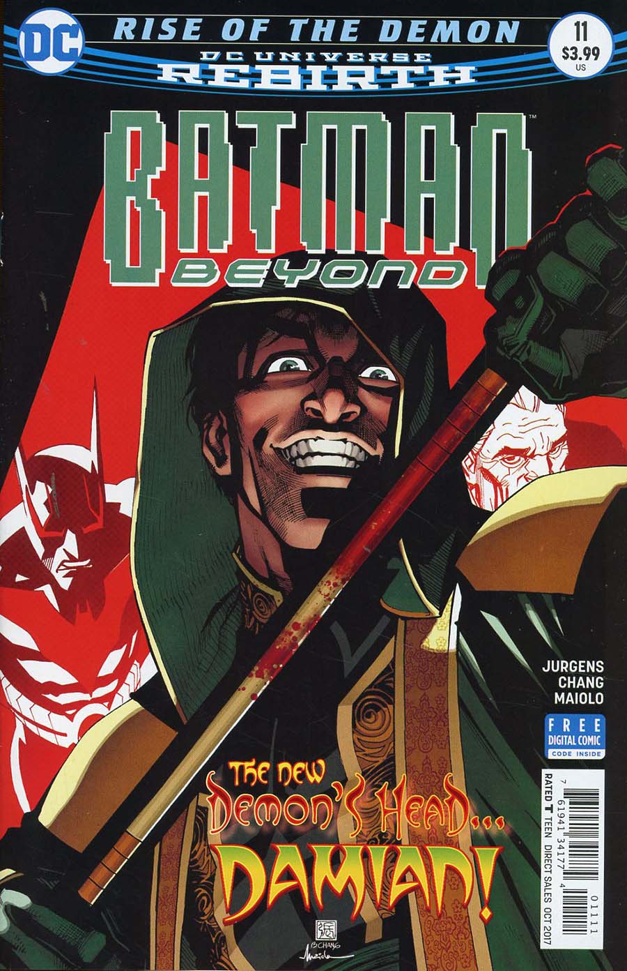 Batman Beyond Vol 6 #11 Cover A Regular Bernard Chang Cover