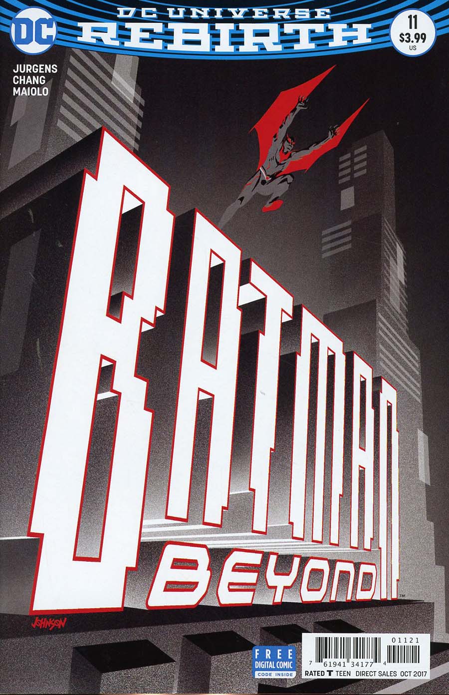 Batman Beyond Vol 6 #11 Cover B Variant Martin Ansin Cover