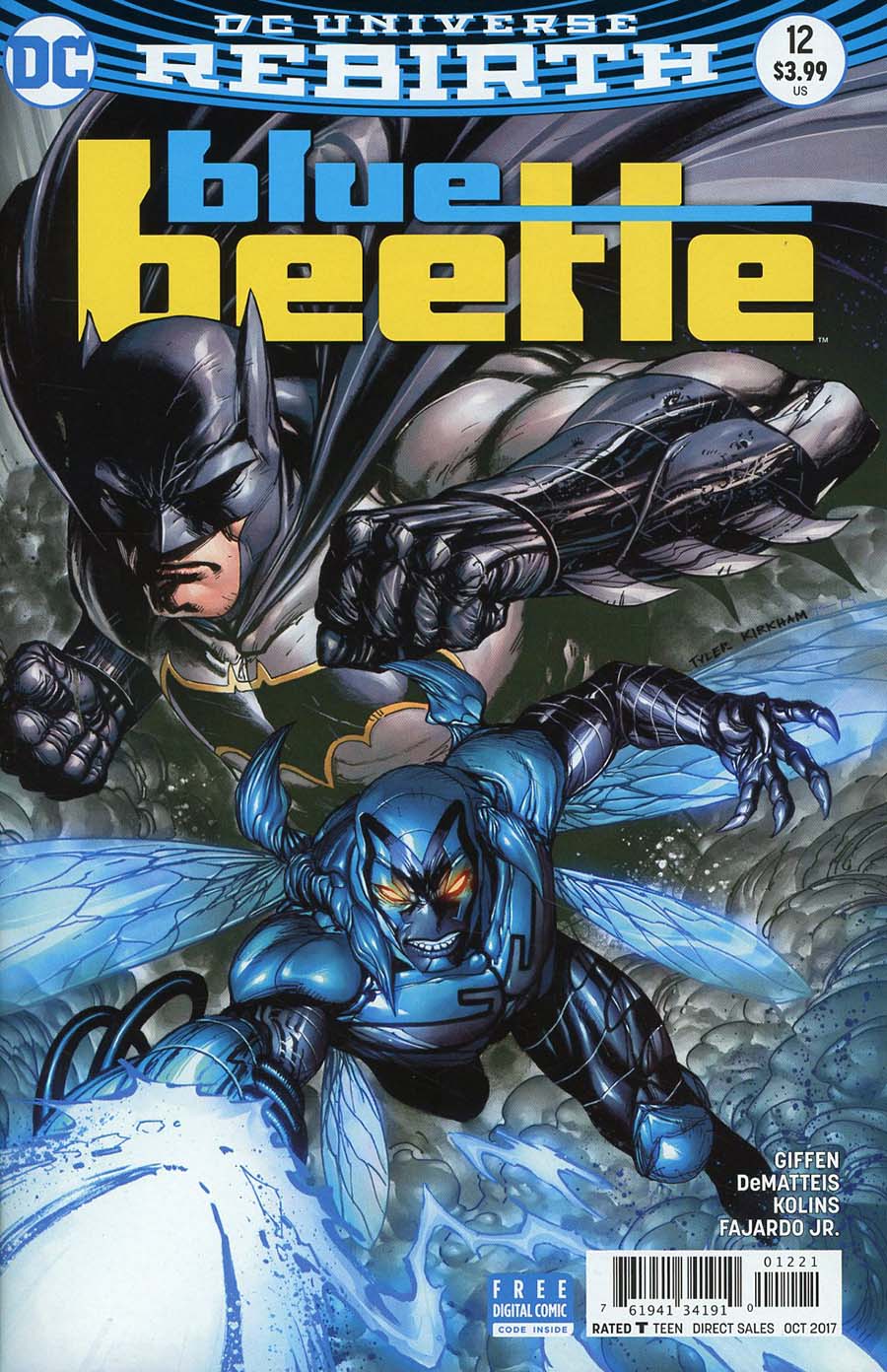 Blue Beetle (DC) Vol 4 #12 Cover B Variant Tyler Kirkham Cover