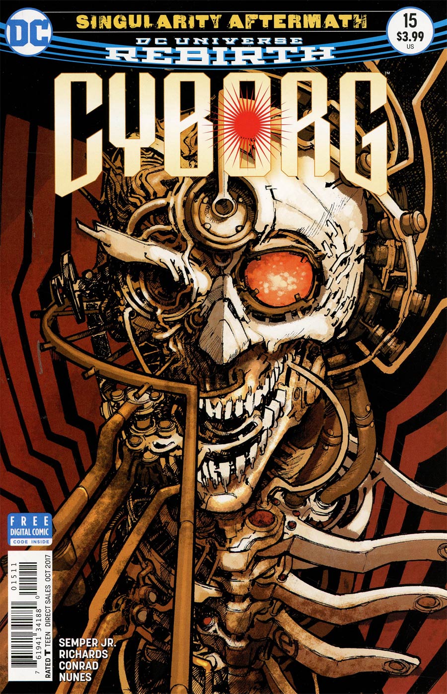 Cyborg Vol 2 #15 Cover A Regular Will Conrad Cover