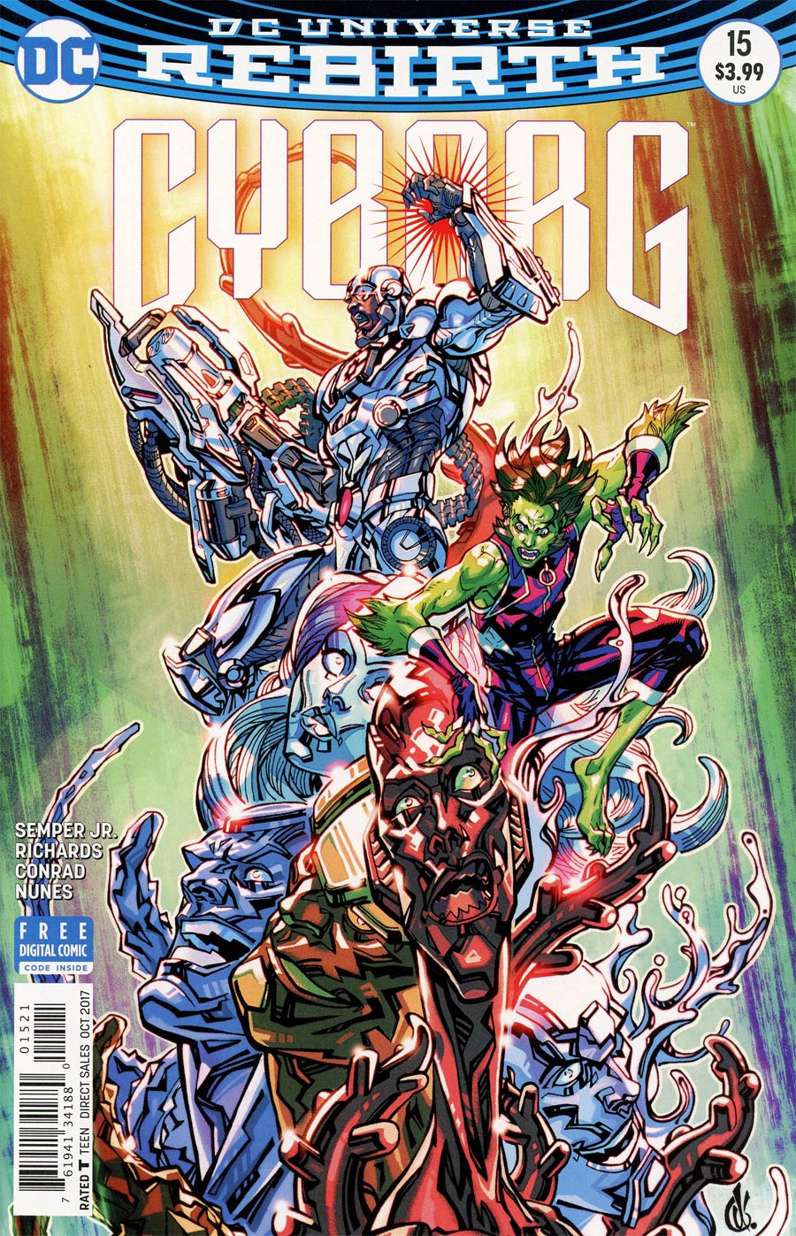 Cyborg Vol 2 #15 Cover B Variant Carlos DAnda Cover