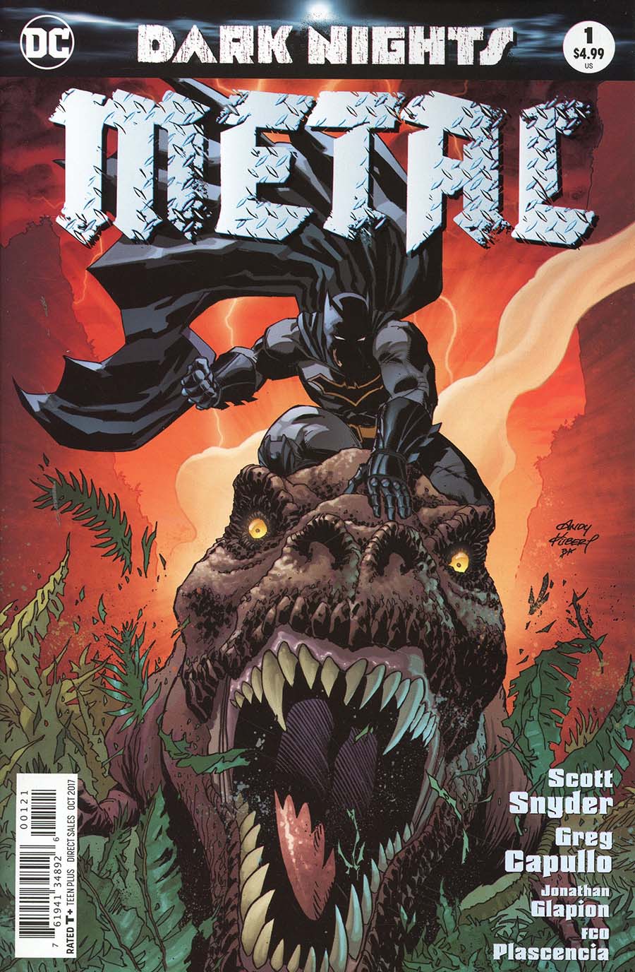 Dark Nights Metal #1 Cover B Variant Andy Kubert Cover