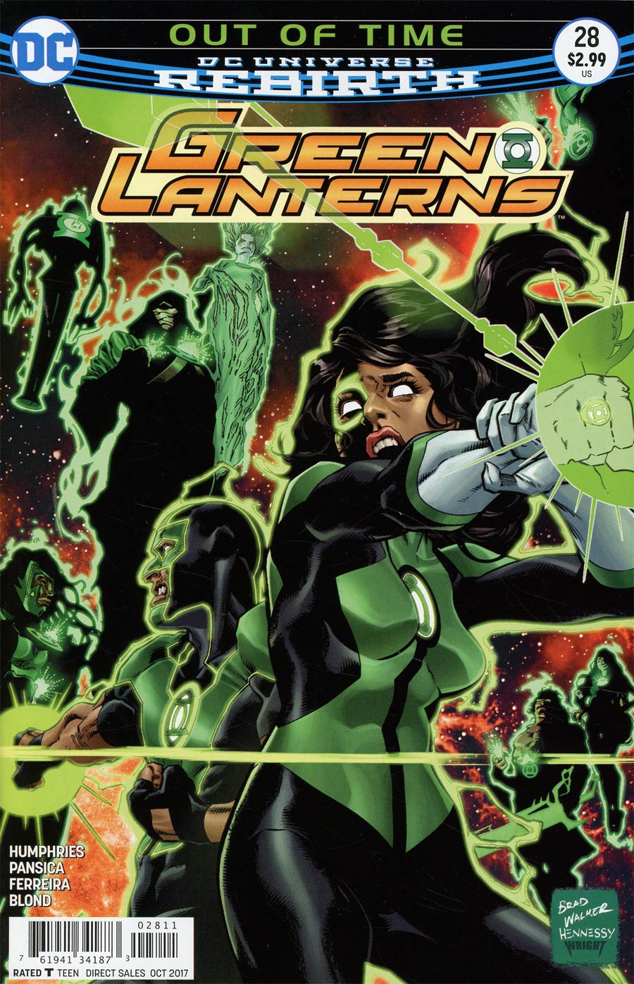 Green Lanterns #28 Cover A Regular Brad Walker & Drew Hennessey Cover