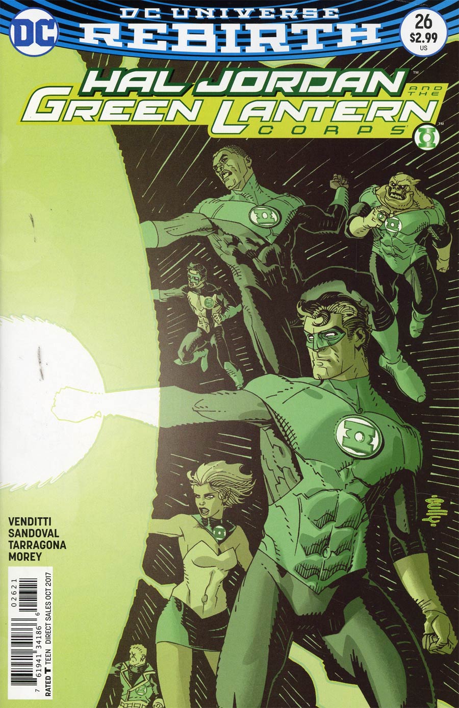 Hal Jordan And The Green Lantern Corps #26 Cover B Variant Cover