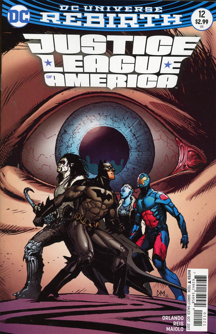 Justice League Of America Vol 5 #12 Cover B Variant Doug Mahnke Cover