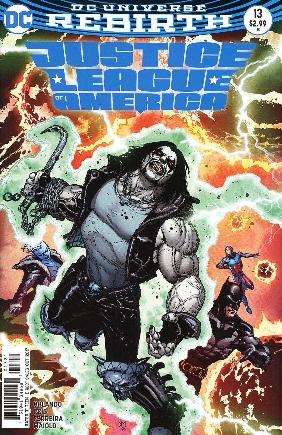 Justice League Of America Vol 5 #13 Cover B Variant Doug Mahnke Cover