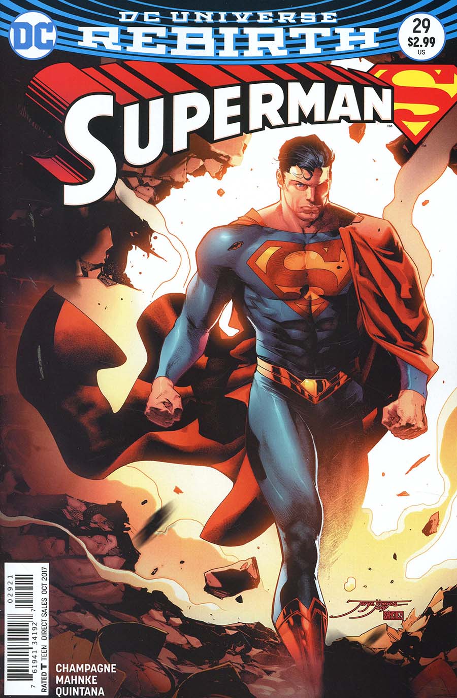 Superman Vol 5 #29 Cover B Variant Jorge Jimenez Cover