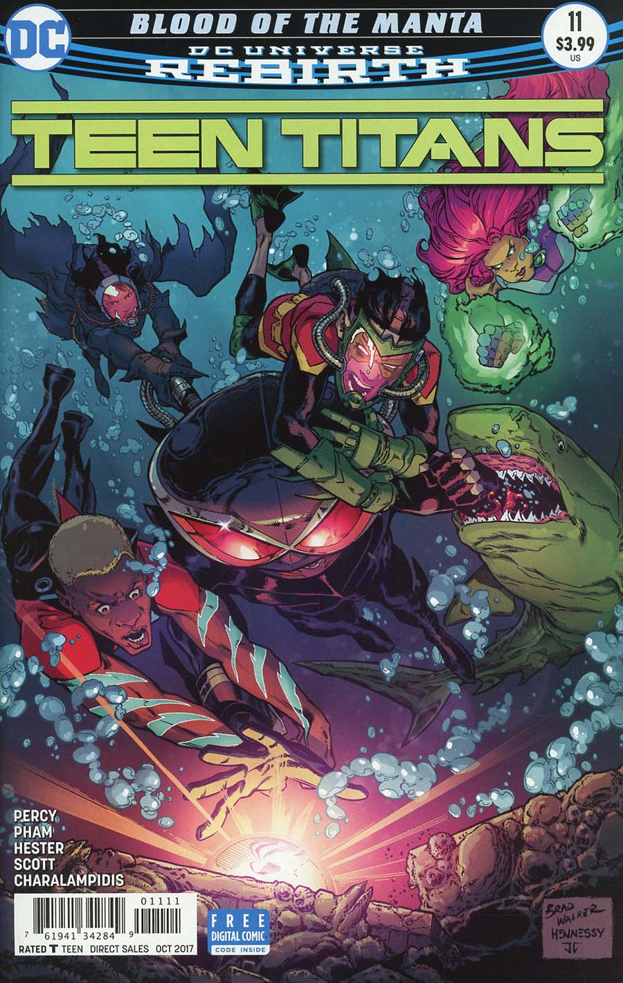 Teen Titans Vol 6 #11 Cover A Regular Brad Walker & Drew Hennessey Cover