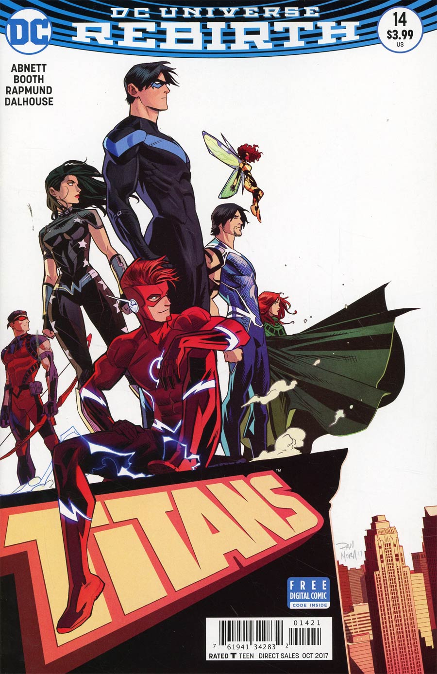 Titans Vol 3 #14 Cover B Variant Dan Mora Cover