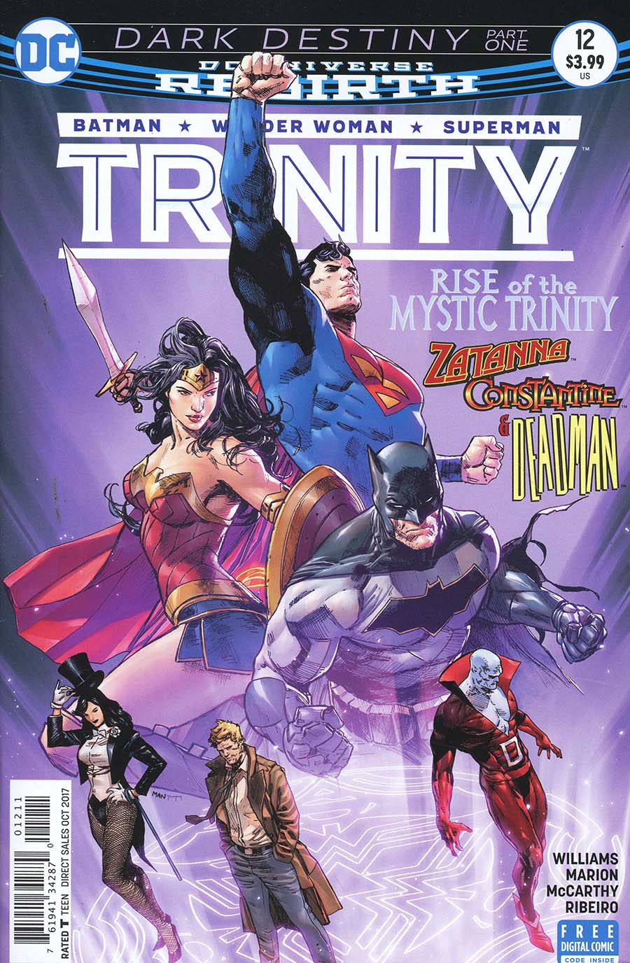 Trinity Vol 2 #12 Cover A Regular Clay Mann Cover