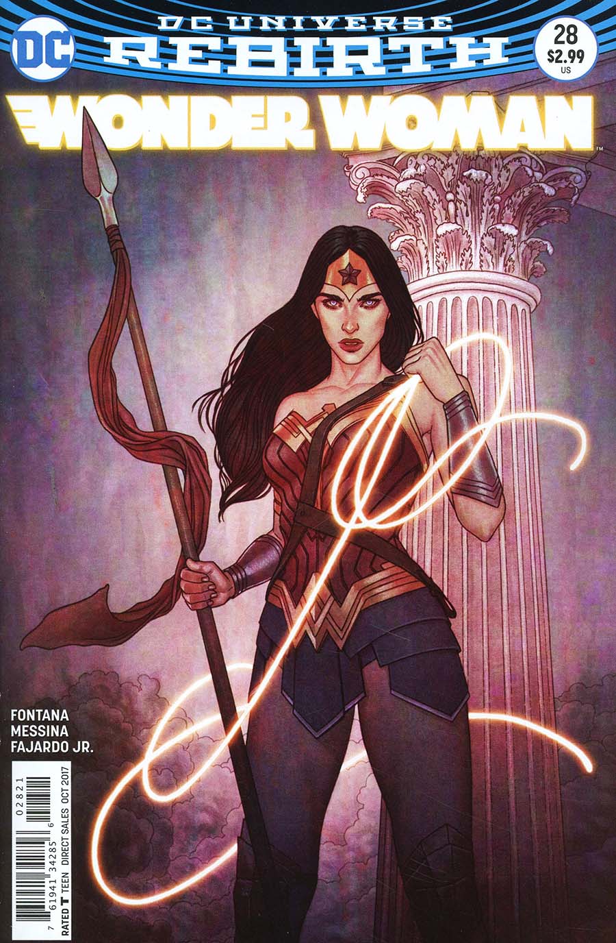 Wonder Woman Vol 5 #28 Cover B Variant Jenny Frison Cover