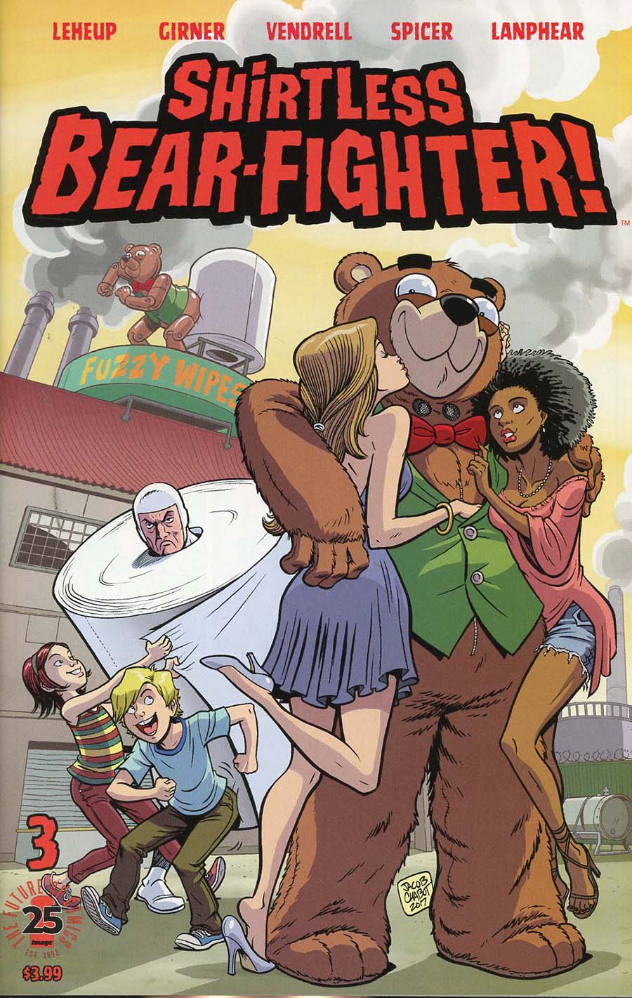 Shirtless Bear-Fighter #3 Cover C Variant Jacob Chabot Cover