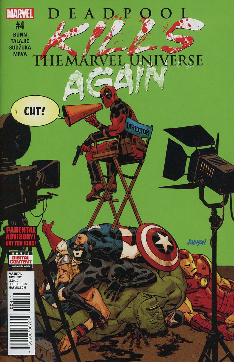 Deadpool Kills The Marvel Universe Again #4 Cover A Regular Dave Johnson Cover