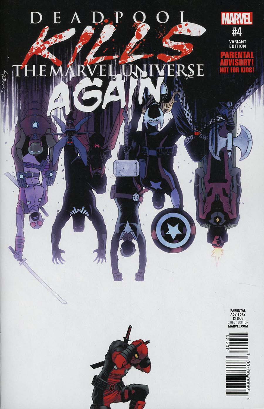 Deadpool Kills The Marvel Universe Again #4 Cover B Variant Declan Shalvey Cover