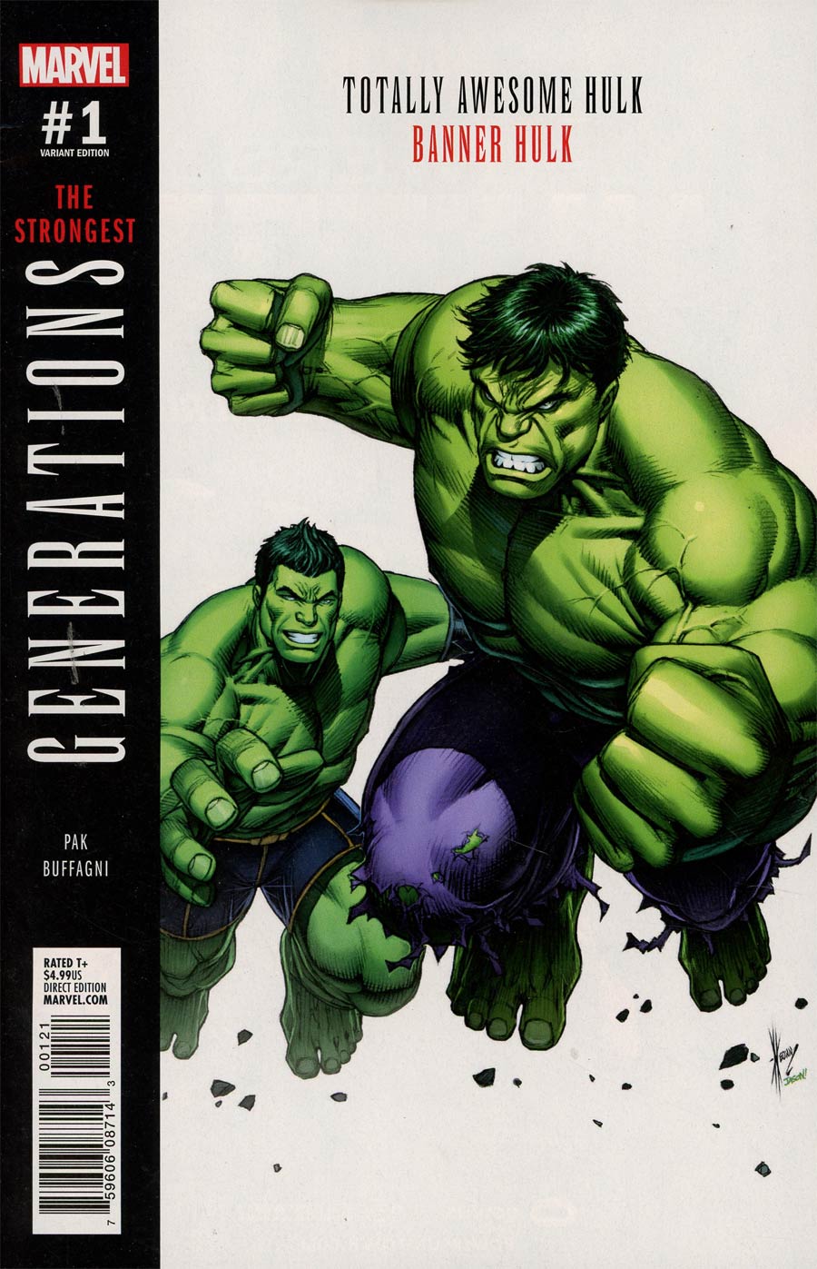 Generations Banner Hulk & Totally Awesome Hulk #1 Cover B Variant Dale Keown Cover