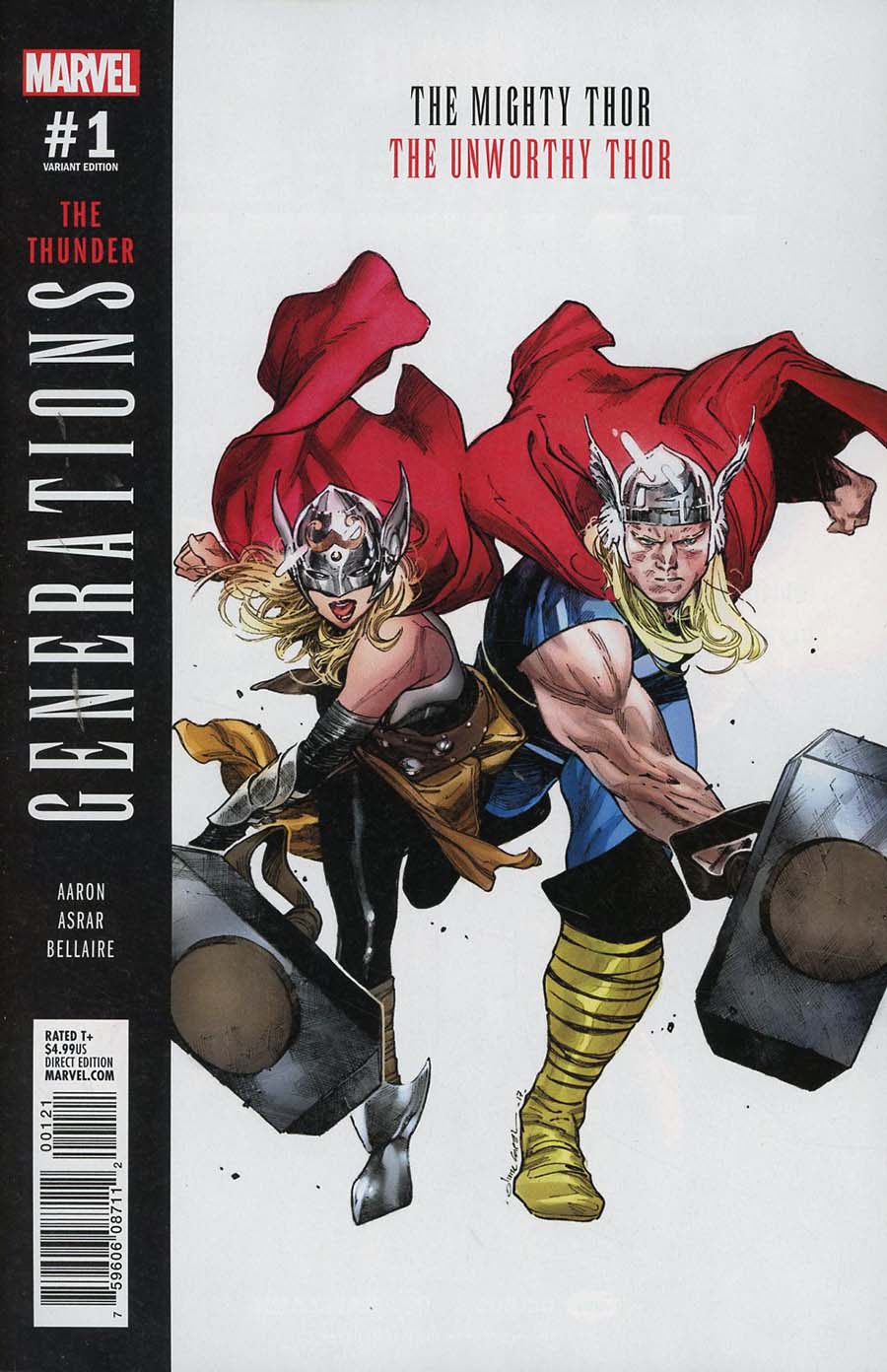 Generations Unworthy Thor & Mighty Thor #1 Cover B Variant Olivier Coipel Cover