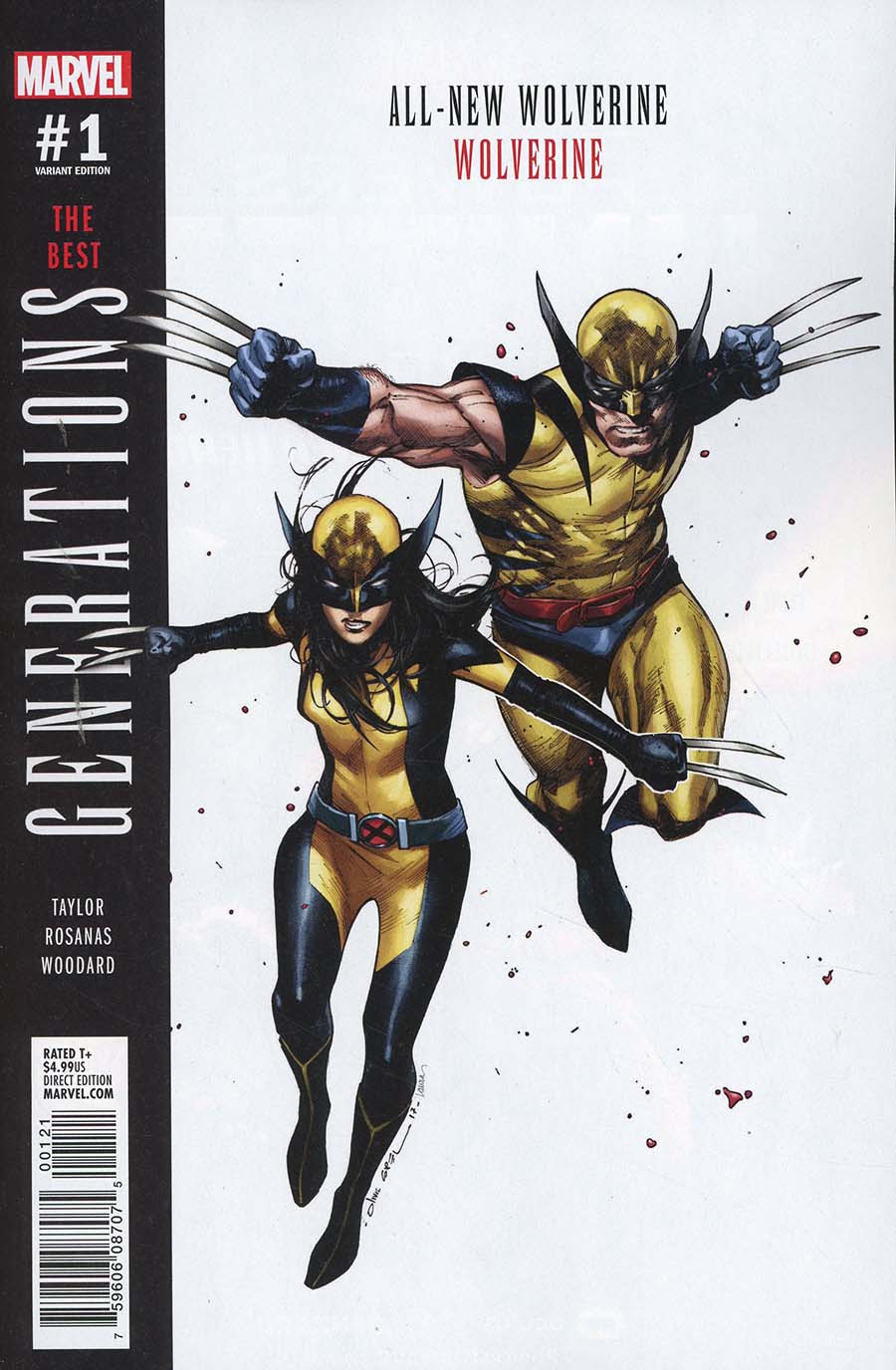 Generations Wolverine & All-New Wolverine #1 Cover B Variant Olivier Coipel Cover