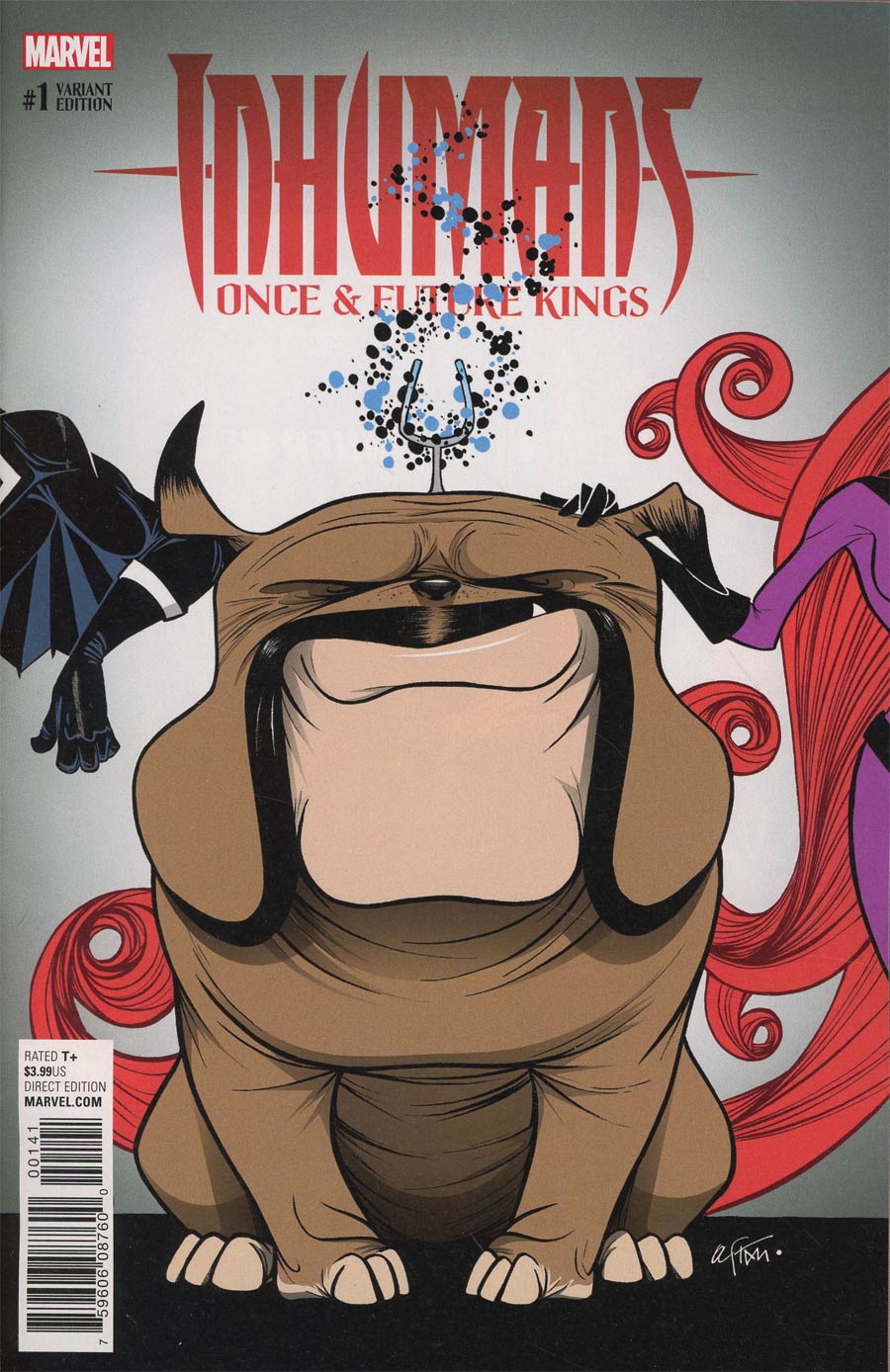 Inhumans Once And Future Kings #1 Cover B Variant Gustavo Duarte Lockjaw Cover