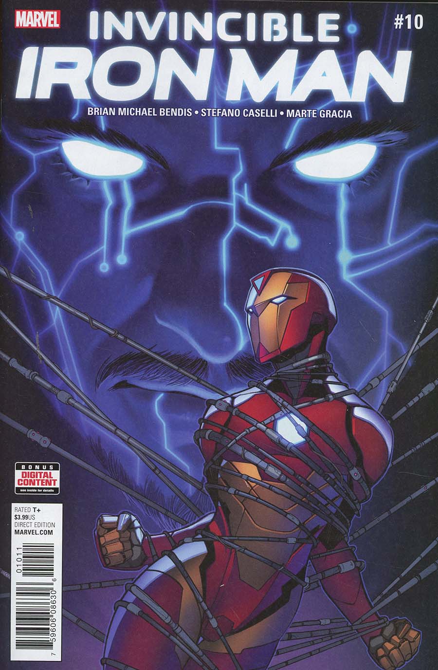 Invincible Iron Man Vol 3 #10 Cover A Regular Stefano Caselli Cover