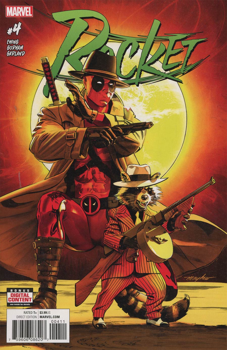 Rocket #4 Cover A Regular Mike Mayhew Cover