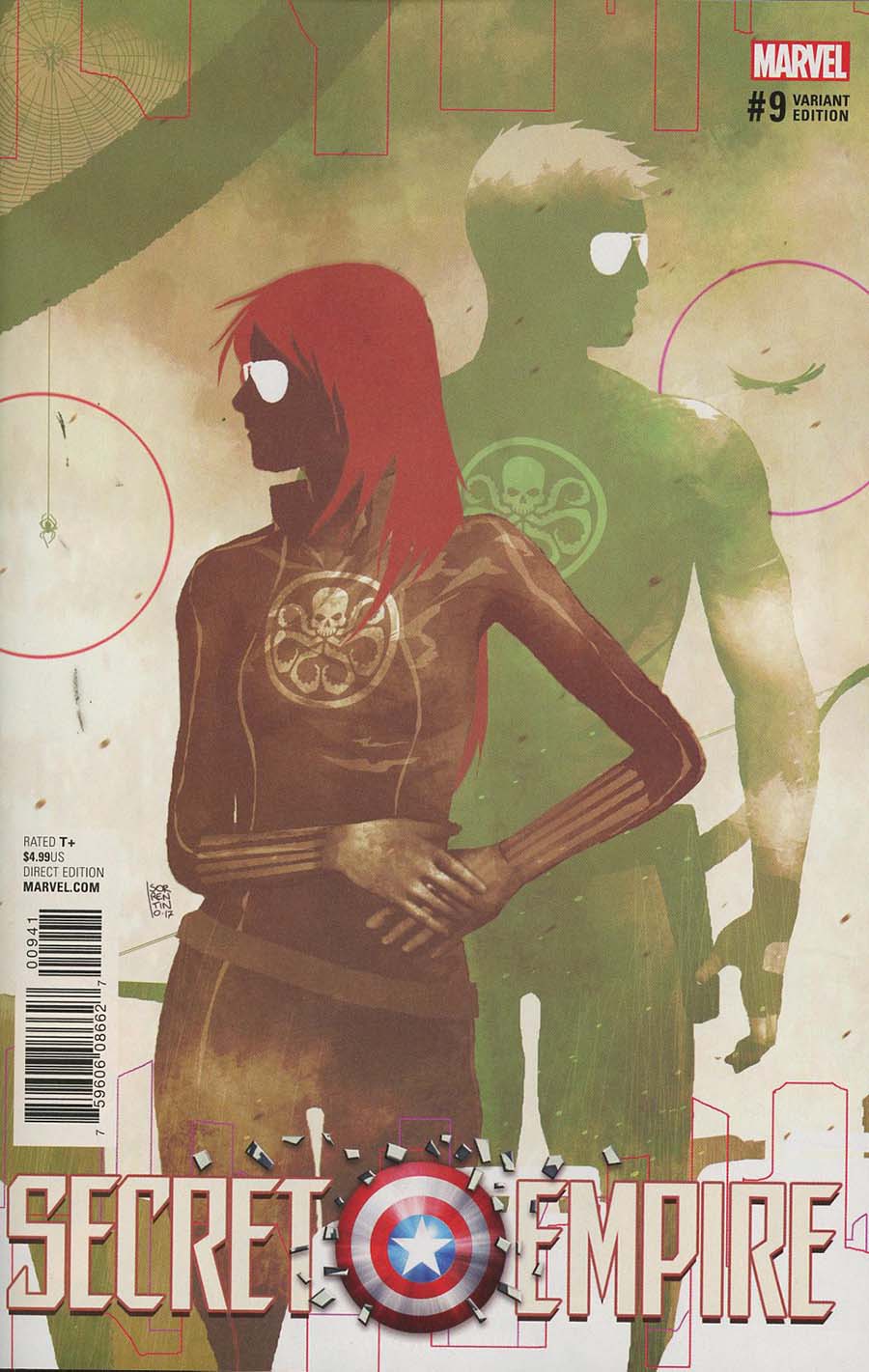 Secret Empire #9 Cover B Variant Andrea Sorrentino Hydra Hero Cover