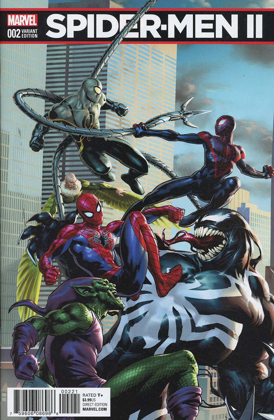 Spider-Men II #2 Cover B Variant Jesus Saiz Connecting B Cover