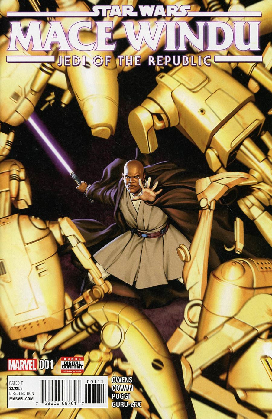 Star Wars Jedi Of The Republic Mace Windu #1 Cover A Regular Jesus Saiz Cover