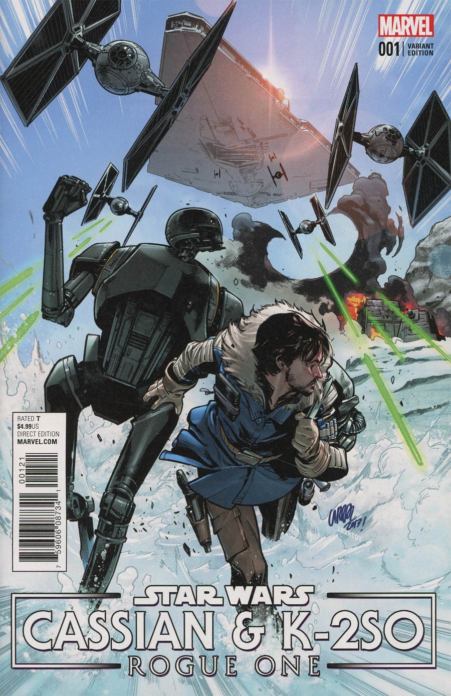 Star Wars Rogue One Cassian & K-2SO Special #1 Cover B Variant Pepe Larraz Cover